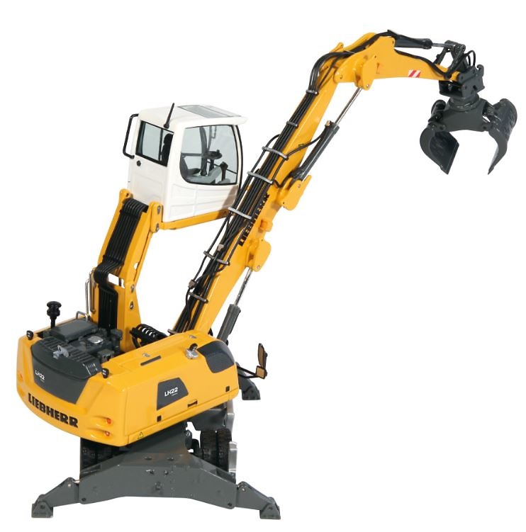Liebherr LH 22 material handler Nzg Modelle 10012 scale 1/50 