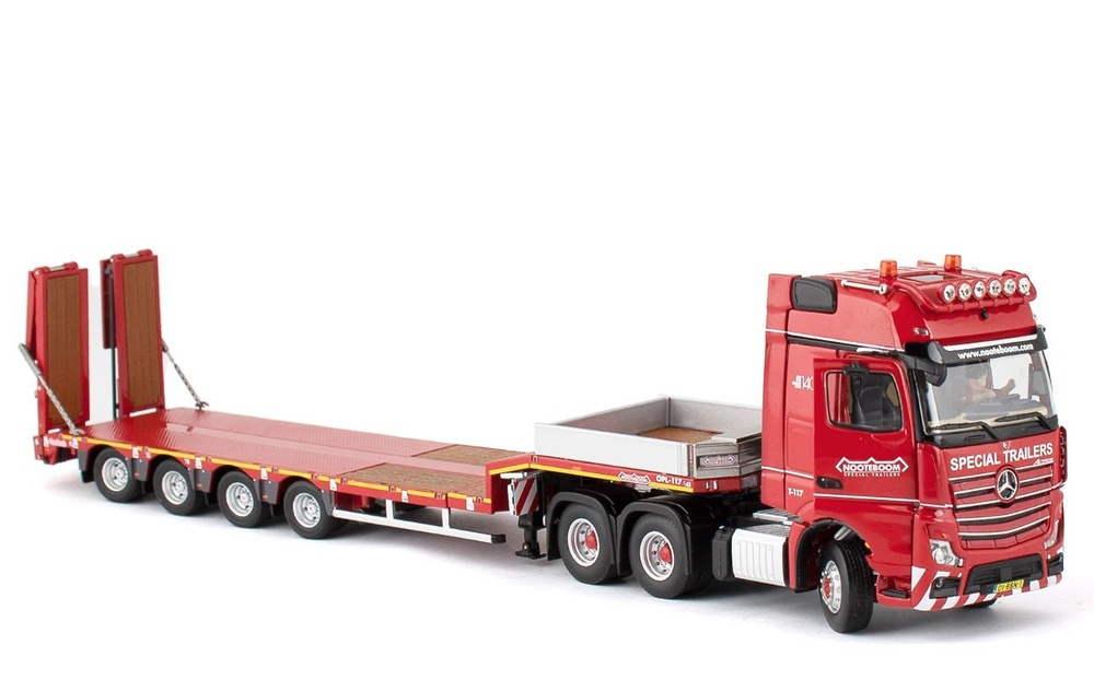 Mercedes-Benz Actros GigaSpace - Nooteboom MCOS 4 ejes Imc Models scale 1/50 