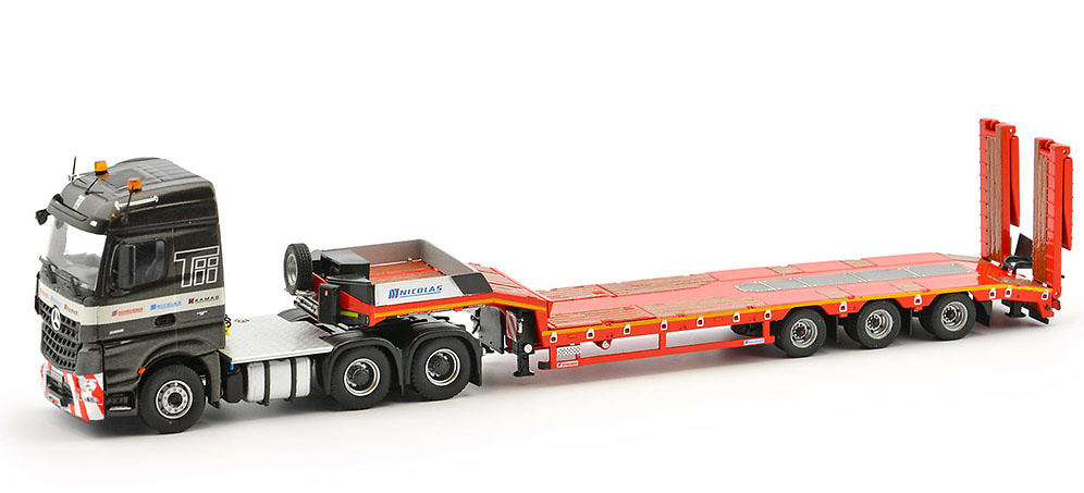 Mercedes Benz Arocs 6x4 + Scheuerle Euroflex semi Imc Models 64219036 