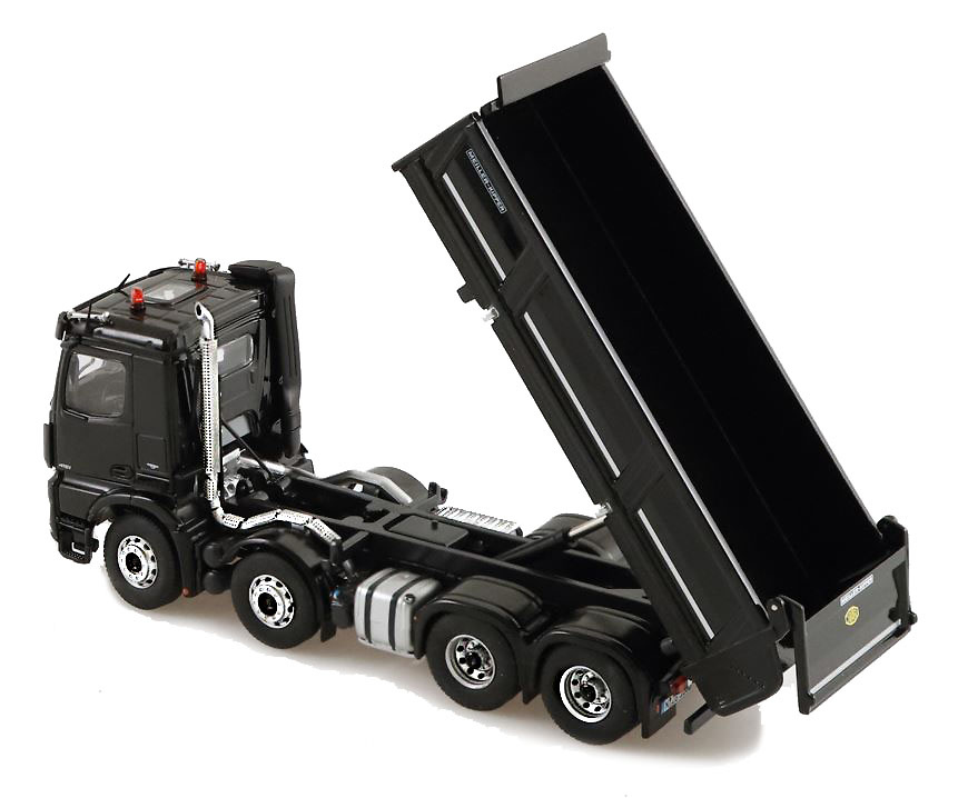 Mercedes-Benz Arocs 8x4 Meiller tipper Black Nzg Modelle 1066-50 scale 1/50 