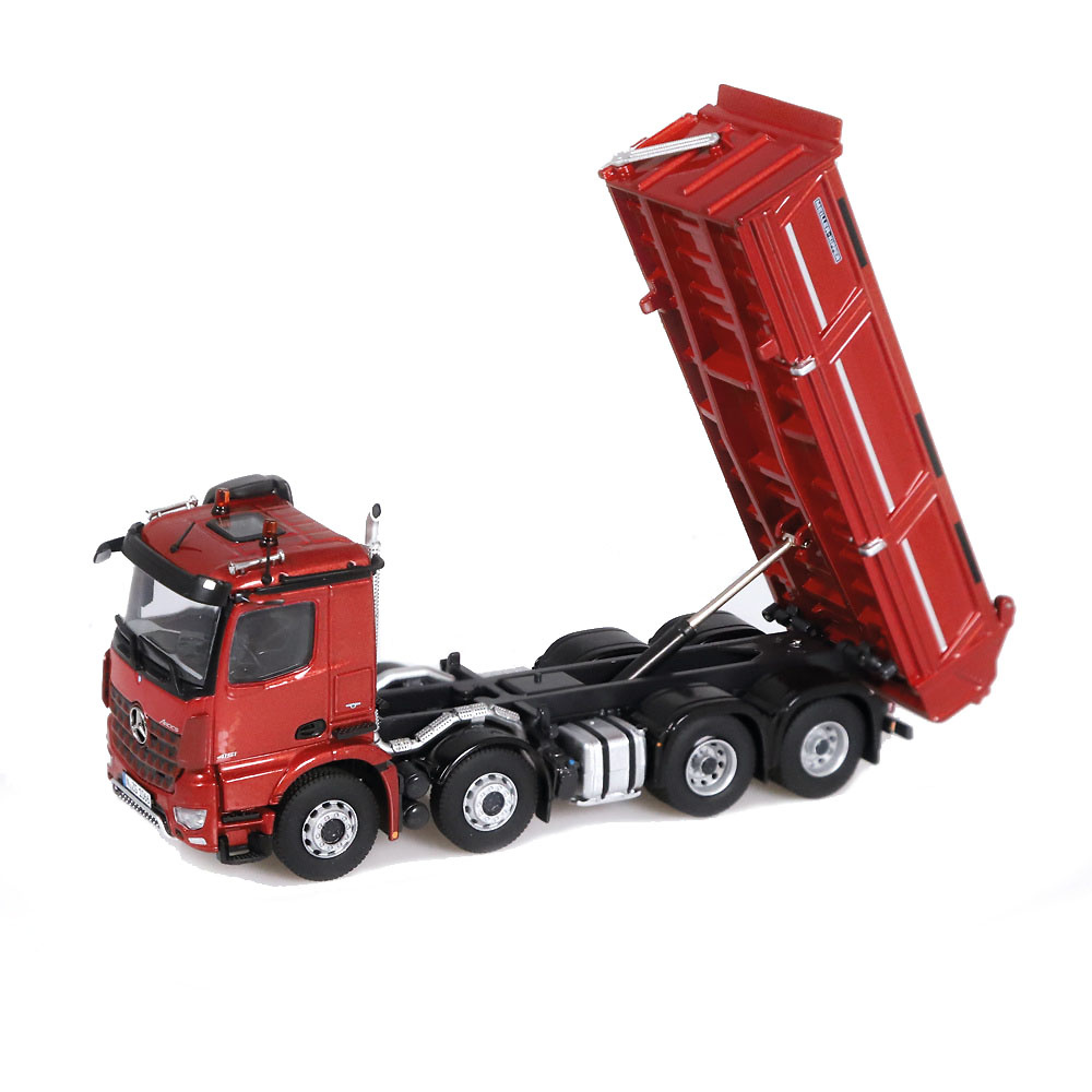 Mercedes-Benz Arocs 8x4 Meiller tipper Red Nzg Modelle 1066-10 scale 1/50 