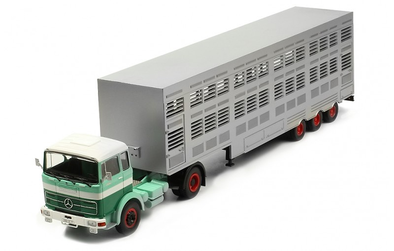 Mercedes Lps 1632 + transporte animales - Ixo Models 1/43 