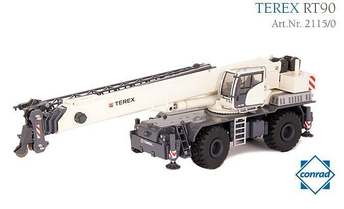 Mobilkran Terex RT90 Conrad 2115 Masstab 1/50 