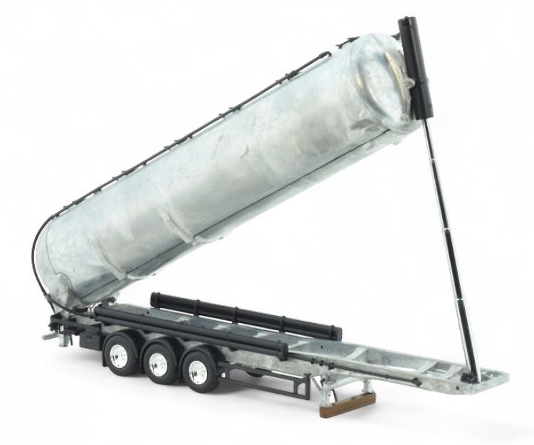 Model Kit 3-axle tank trailer kit Tekno 87858 scale 1/50 