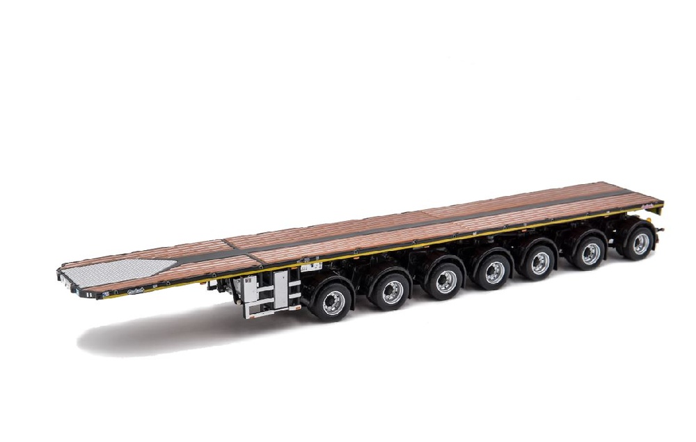 Nooteboom OVB 7-axle ballast trailer with 10ft container Imc Models 0163 scale 1/50 