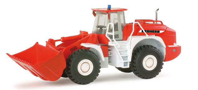 Pala Cargadora Liebherr L 580 Bomberos Herpa 156271 