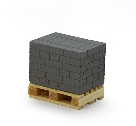 Pallet with grey bricks Tekno 81132 