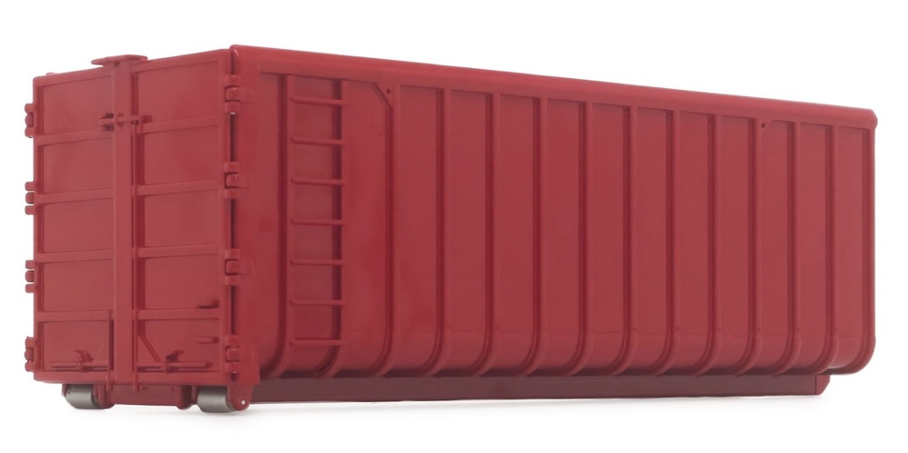 Red container 40m3 Marge Models 2306-02 1/32 scale 