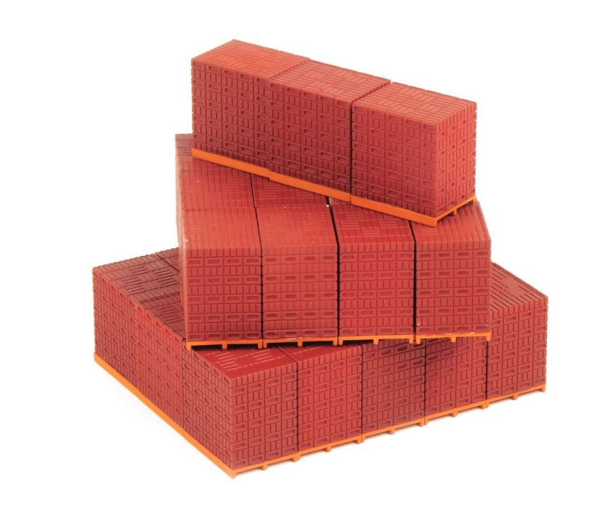 Red stone pallet for loading, Wsi Models 12-1002 1/50 