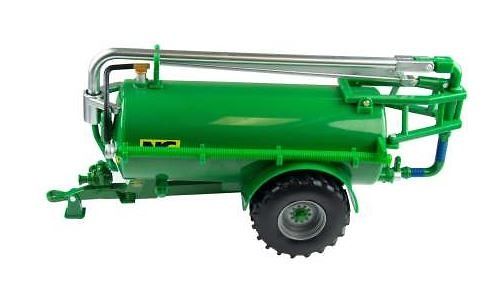 Remolque cisterna NC estiercol verde Britains 43253 escala 1/32 