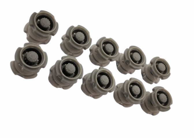 Rim rear hub reduction (10pcs) - Tekno 78463 scale 1/50 