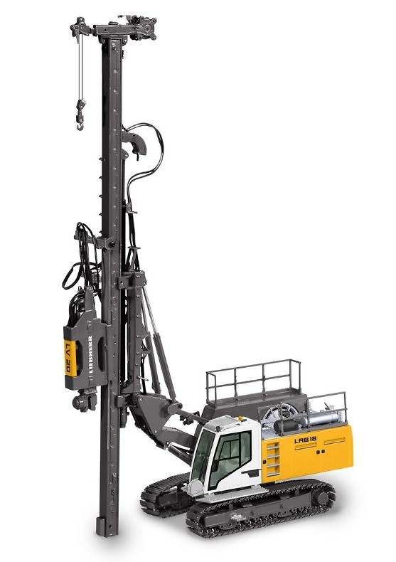 Scale model Drill Liebherr LRB 18 Litronic Nzg 990 scale 1/50 