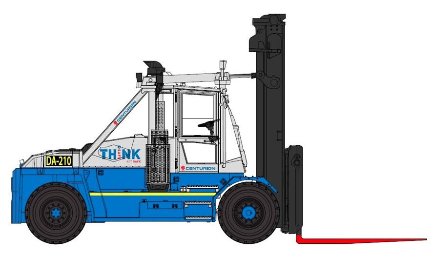 Scale model Forklift Taylor XH-360L Centurion Drake Collectibles ZFL0003 scale 1/50 