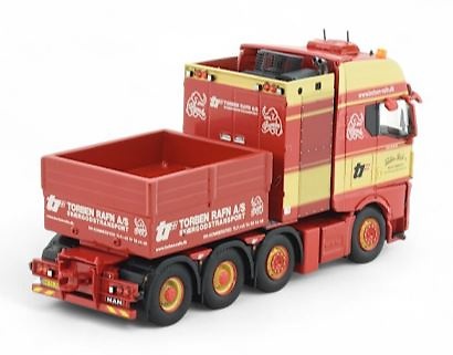 Scale model truck Man Tgx Gx 8x4 Torben Rafn Tekno 85524 scale 1/50 