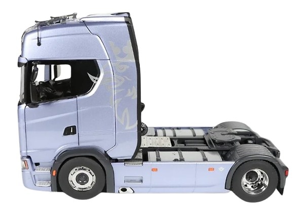 Scale model truck Scania V8 730S 4x2 blue Nzg Modelle 1019-22 scale 1/18 