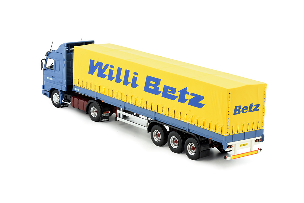 Scania 143 + trailer tautliner Willi Betz Tekno 83597 