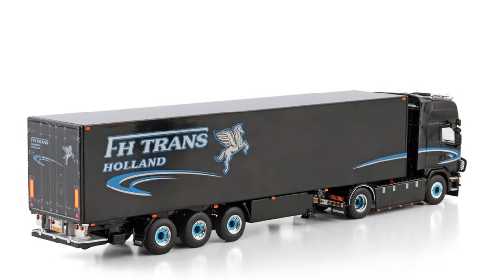 Scania 4 Topline + reefer trailer FH Trans Wsi Models 01-4640 scale 1/50 