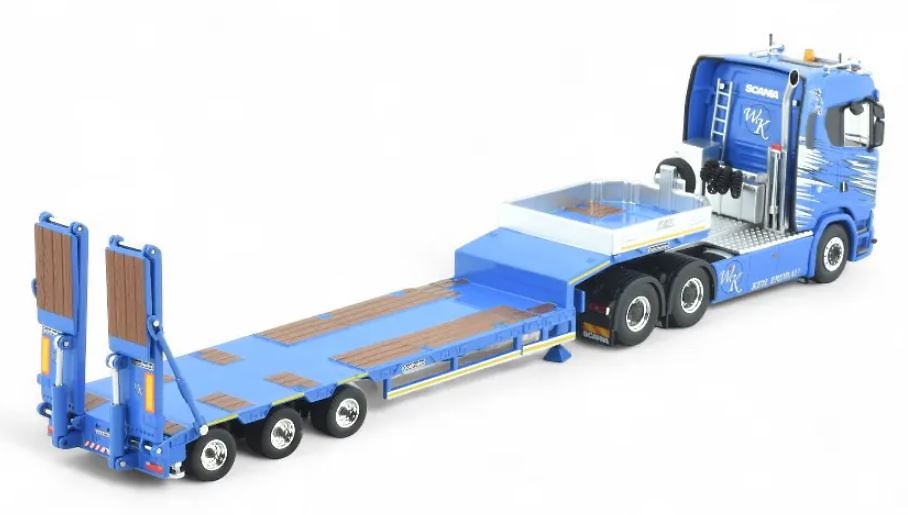 Scania Next Gen 3 axles + Goldhofer 3-axle Tekno 87113 scale 1/50 