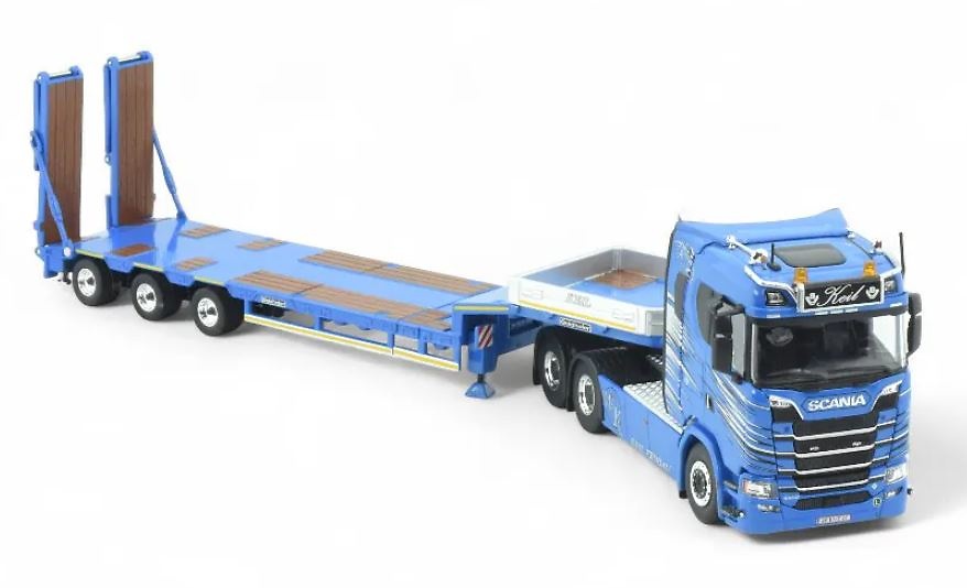 Scania Next Gen 3 axles + Goldhofer 3-axle Tekno 87113 scale 1/50 
