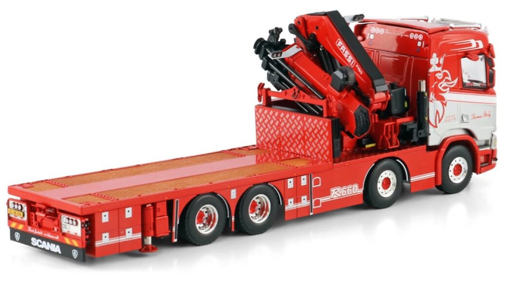 Scania R CR20N crane Fassi 1100 + Jib Wsi Models 01-4444 scale 1/50 