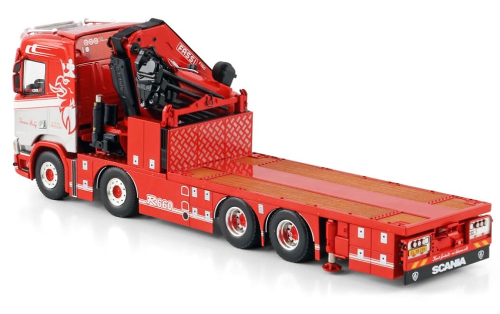 Scania R CR20N crane Fassi 1100 + Jib Wsi Models 01-4444 scale 1/50 