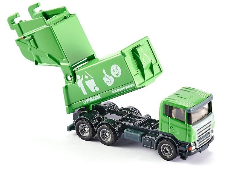 Scania R - Faun Variopress Siku 1890 escala 1/87 