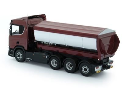 Scania R650 V8 + Asphalt - Thermomulde Abroller Tekno 73918 Masstab 1/50 