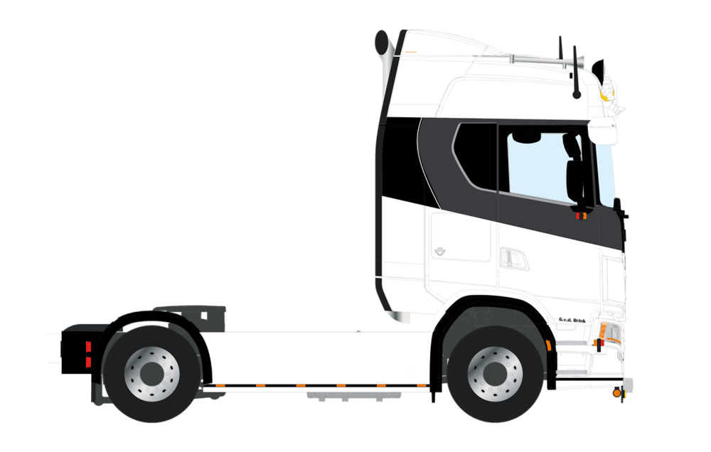 Scania S High G.v.d.Brink Imc models 0226 scale 1/50 