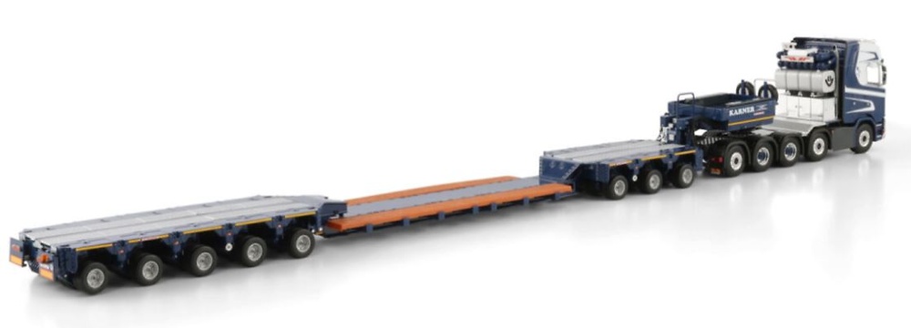 Scania S Highline Cs20H 10X4 + Scheuerle Intercombi - 8 Axle - Karner Wsi Models 01-4290 scale 1/50 