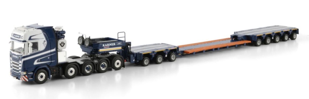 Scania S Highline Cs20H 10X4 + Scheuerle Intercombi - 8 Axle - Karner Wsi Models 01-4290 scale 1/50 