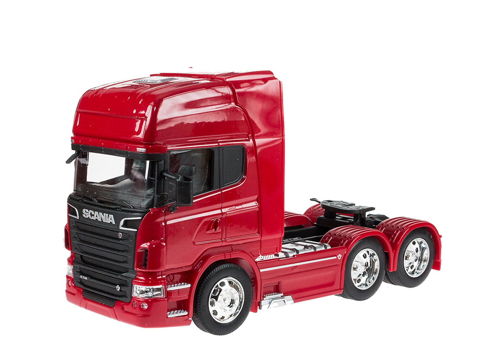 Scania V8 R730 6x4 - rojo - Welly 32670 escala 1/32 