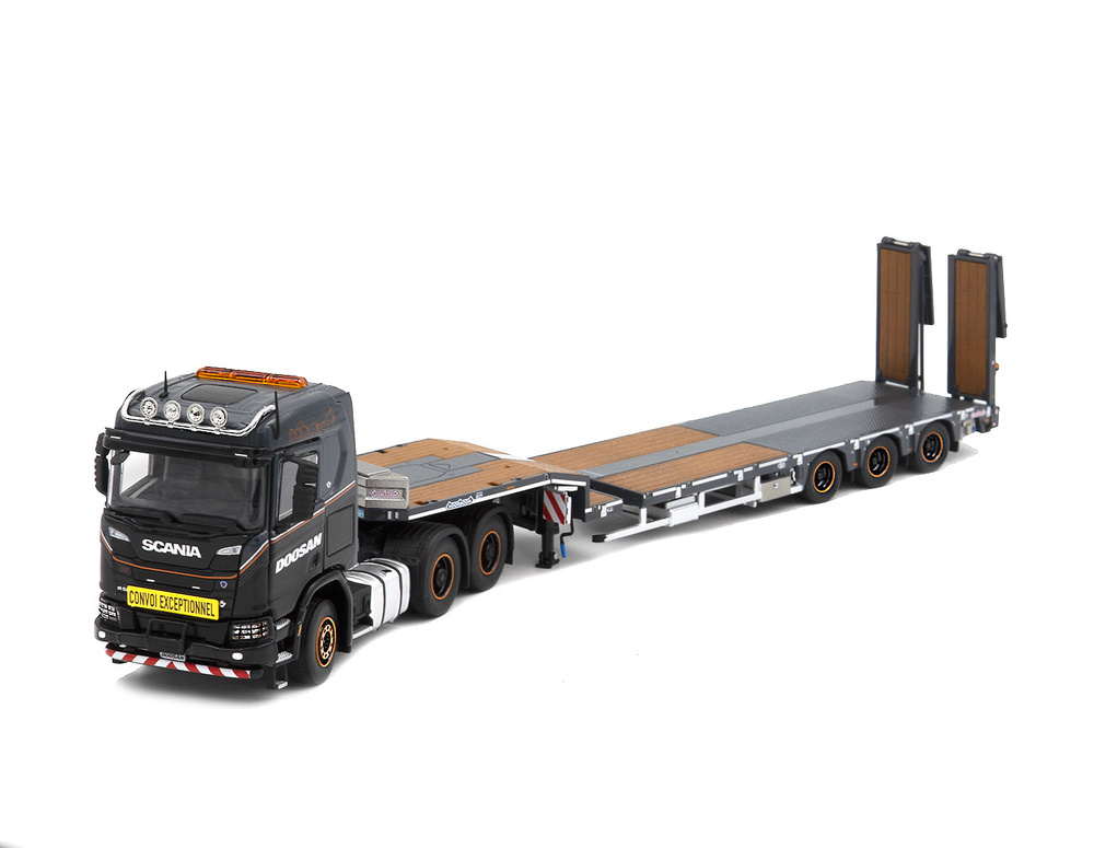 Scania XT+ Mcos trailer Doosan IMC Models 16-1004 scale 1/50 