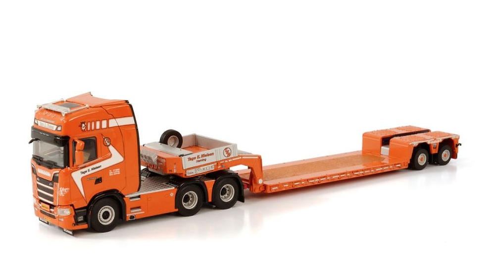 Scania s Highline cs20h + low loader Wsi Models 3861 