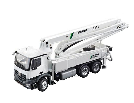 Schwing S 36 X 1+2 ejes bomba de hormigon en Mercedes Benz, Conrad 78225 