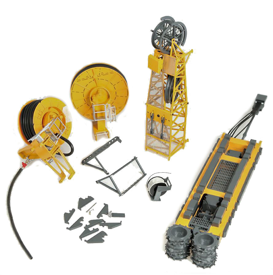 Set of accessories for Liebherr HS8130.1 Nzg Modelle 10461 1/50 scale 