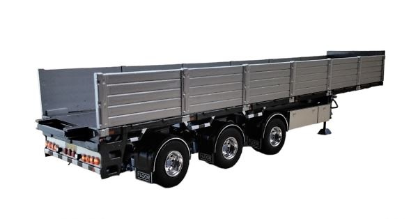 Stone transport semi-trailer 3 axles Tekno 77072 scale 1/50 