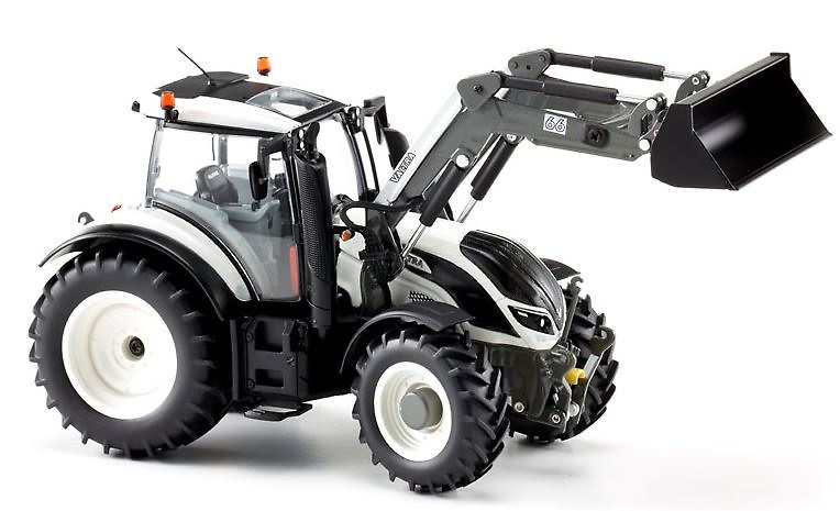 Traktor Valtra T174 mit Frontlader Wiking 77815 Masstab 1/32 