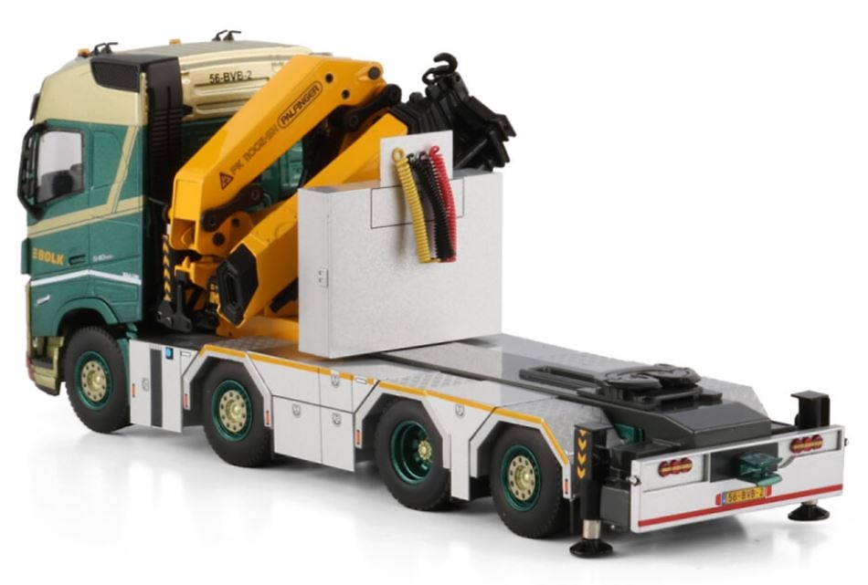 Volvo FH5 Globetrotter 8x2 + Palfinger pk 92002 SH + Jib Bolk Wsi Models 01-4392 scale 1/50 