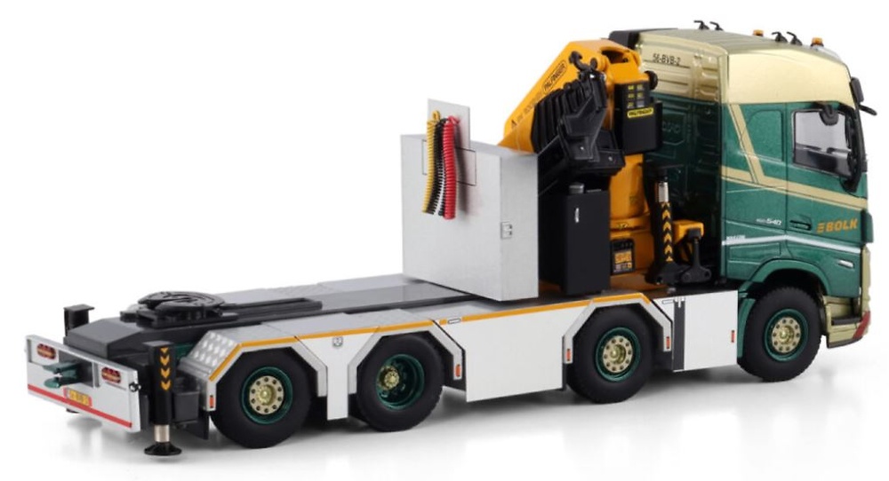 Volvo FH5 Globetrotter 8x2 + Palfinger pk 92002 SH + Jib Bolk Wsi Models 01-4392 scale 1/50 