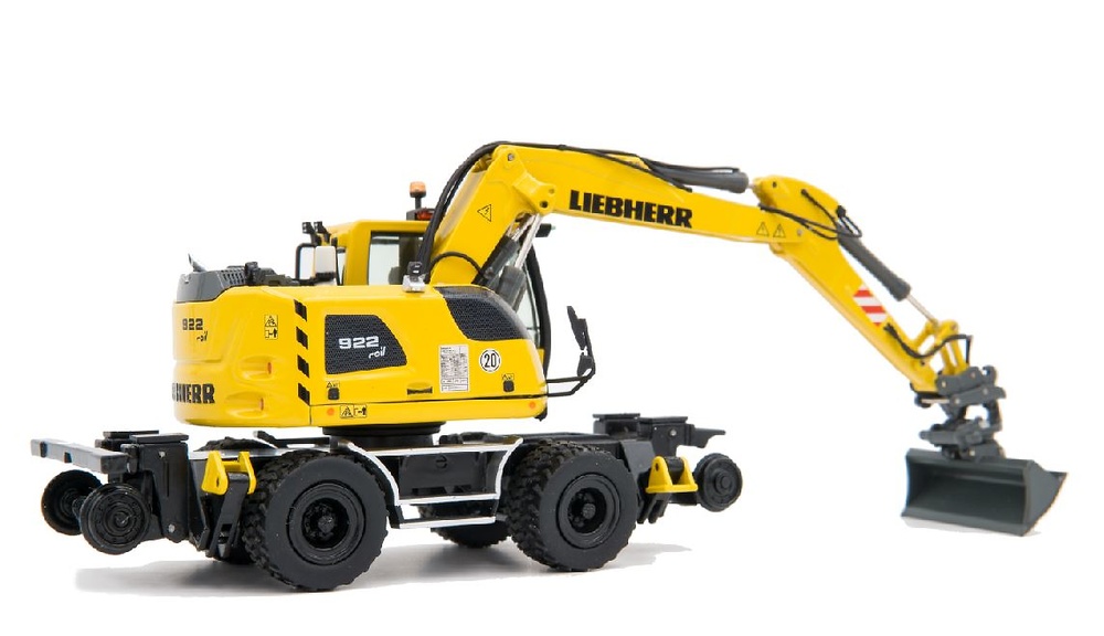 Zweiwegebagger Liebherr A 922 Rail Nzg Modelle 1011 Masstab 1/50 