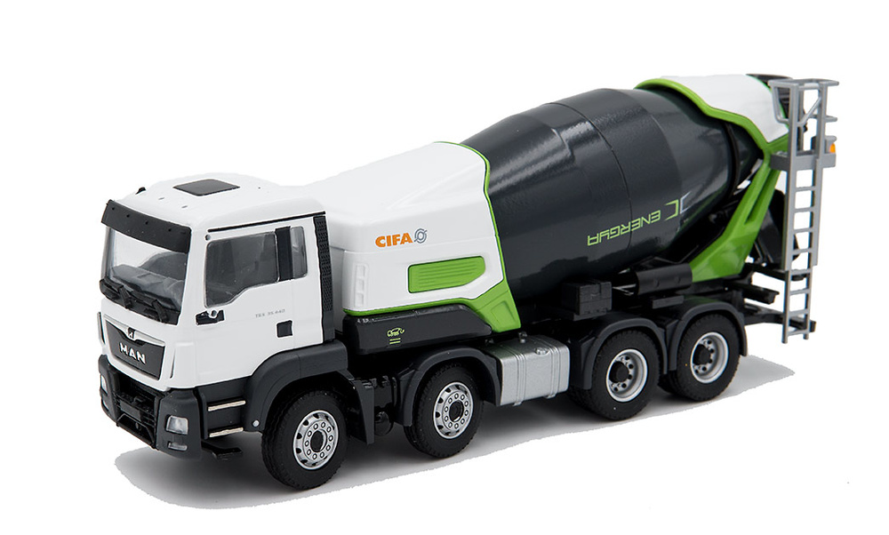 scale model Concrete mixer Cifa Energya E8-E9 - Man Tgs Euro 6 Conrad Modelle 77235 scale 1/50 