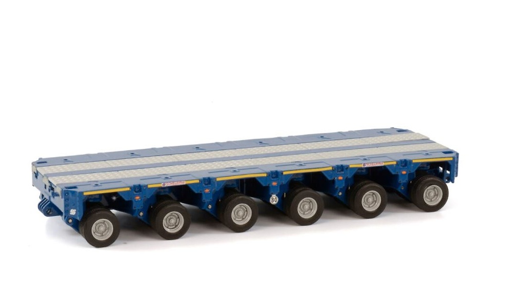 scheuerle inter combi set 6 axle blue Wsi Models B.V. 04-2171 scale 1/50 