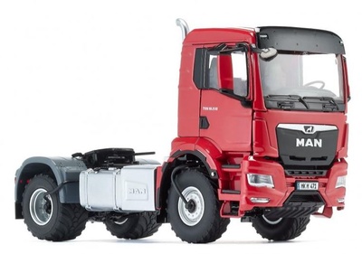 ミニカー　1/32 MAN TGS 18.510 4×4 BL 2車軸 トラックキャブ(グリーン) [077650] MAN TGS 18.510 4x4 BL 2-axle tractor - green