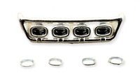 Chrome bar with 4 oval spotlights Tekno 79394 1/50 scale