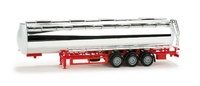 Chrome food tank semi-trailer, Herpa 076180 scale 1/87