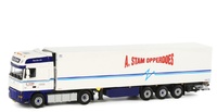 DAF XF 105 Super Spacer cab + Reefer trailer A. Stam Wsi Models 9846 scale 1/50