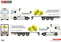 Daf XG 4x2 + 3-axle trailer Kraaijveld Wsi Models 01-4462 scale 1/50