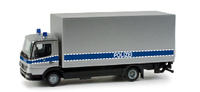 Mercedes-Benz Atego box trailer "police department", Herpa 1/87