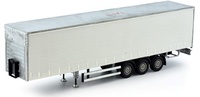 Metal trailer kit with 3-axle side curtain Tekno 79605 1/50 scale
