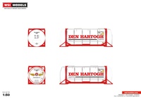 Miniature 20ft container Den Hartogh Wsi Models 01-4448 scale 1/50